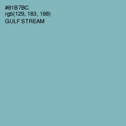 #81B7BC - Gulf Stream Color Image