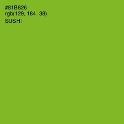 #81B826 - Sushi Color Image