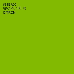 #81BA00 - Citron Color Image