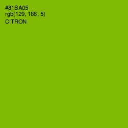 #81BA05 - Citron Color Image