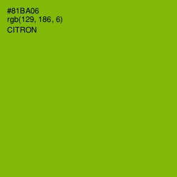 #81BA06 - Citron Color Image