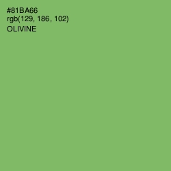 #81BA66 - Olivine Color Image
