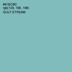 #81BCBC - Gulf Stream Color Image