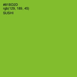 #81BD2D - Sushi Color Image