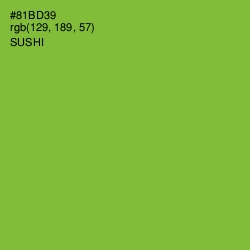 #81BD39 - Sushi Color Image