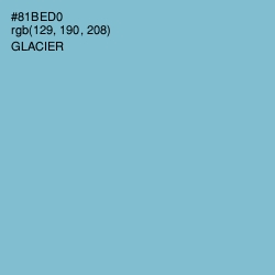 #81BED0 - Glacier Color Image