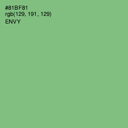 #81BF81 - Envy Color Image