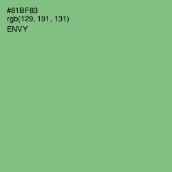 #81BF83 - Envy Color Image