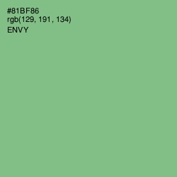 #81BF86 - Envy Color Image