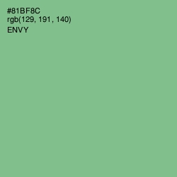 #81BF8C - Envy Color Image
