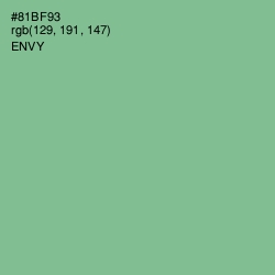 #81BF93 - Envy Color Image