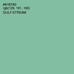 #81BFA0 - Gulf Stream Color Image