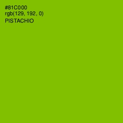 #81C000 - Pistachio Color Image