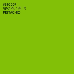 #81C007 - Pistachio Color Image