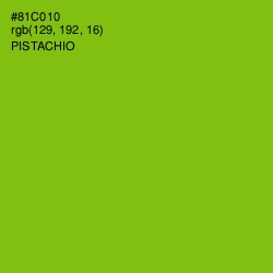 #81C010 - Pistachio Color Image