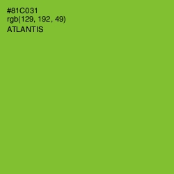 #81C031 - Atlantis Color Image