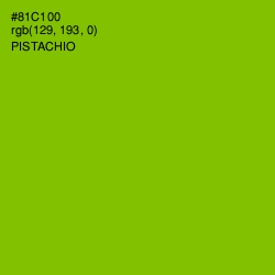 #81C100 - Pistachio Color Image