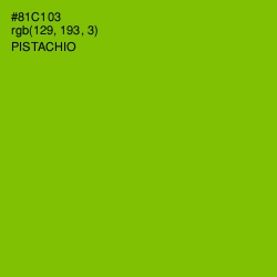 #81C103 - Pistachio Color Image