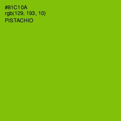 #81C10A - Pistachio Color Image