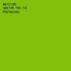 #81C10D - Pistachio Color Image