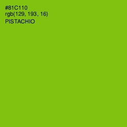 #81C110 - Pistachio Color Image