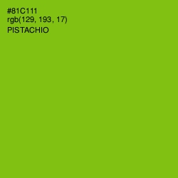 #81C111 - Pistachio Color Image