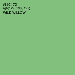 #81C17D - Wild Willow Color Image