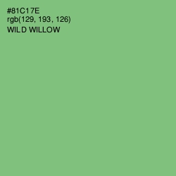 #81C17E - Wild Willow Color Image