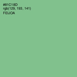 #81C18D - Feijoa Color Image