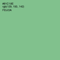 #81C18E - Feijoa Color Image
