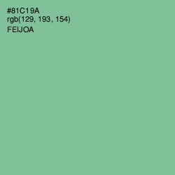 #81C19A - Feijoa Color Image