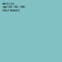 #81C1C4 - Half Baked Color Image