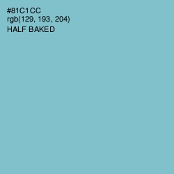 #81C1CC - Half Baked Color Image