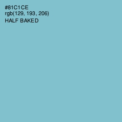 #81C1CE - Half Baked Color Image
