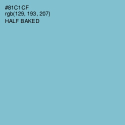 #81C1CF - Half Baked Color Image