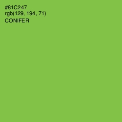 #81C247 - Conifer Color Image