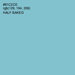 #81C2CE - Half Baked Color Image