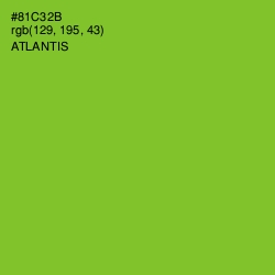 #81C32B - Atlantis Color Image