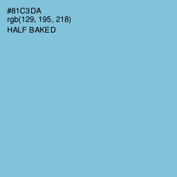 #81C3DA - Half Baked Color Image