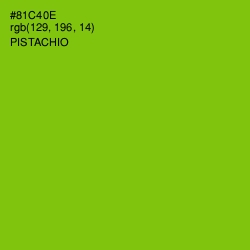 #81C40E - Pistachio Color Image