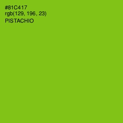 #81C417 - Pistachio Color Image