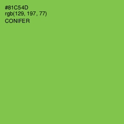 #81C54D - Conifer Color Image