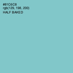 #81C6C8 - Half Baked Color Image