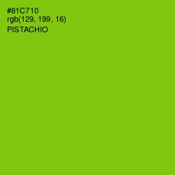 #81C710 - Pistachio Color Image