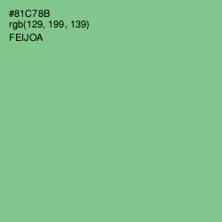 #81C78B - Feijoa Color Image