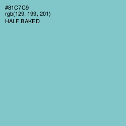 #81C7C9 - Half Baked Color Image