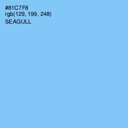 #81C7F8 - Seagull Color Image