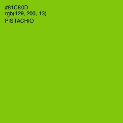 #81C80D - Pistachio Color Image