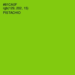 #81CA0F - Pistachio Color Image