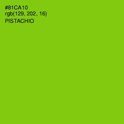 #81CA10 - Pistachio Color Image